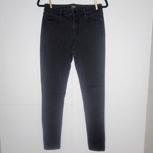 a.n.a Black Jegging Skinny Jeans Size 6 Stretch Mid Rise 26x29